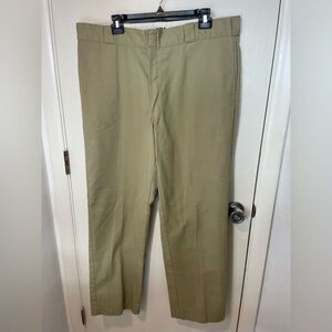 Dickies Regular Fit 874 Pants Size 38x31 khaki Mens Straight Leg work tan beige